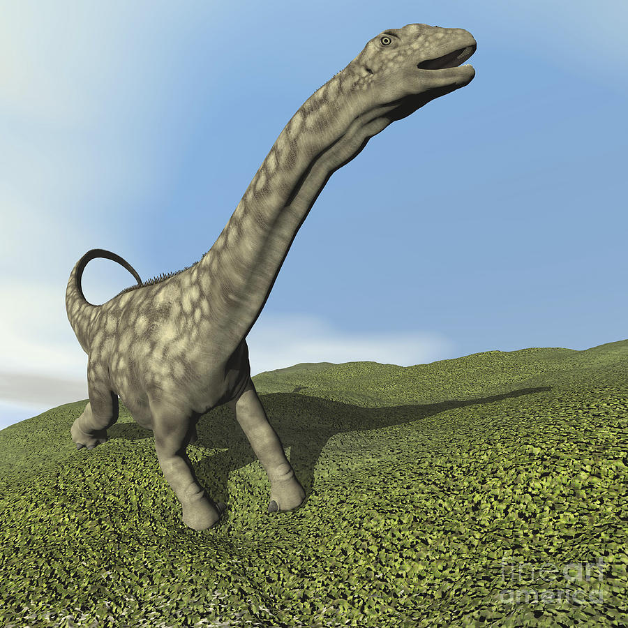 Argentinosaurus Dinosaur Digital Art