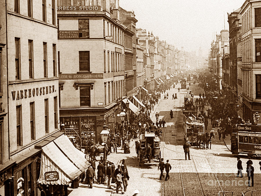 Argyle Street Glasgow Scotland Photograph by The Keasbury-Gordon ...