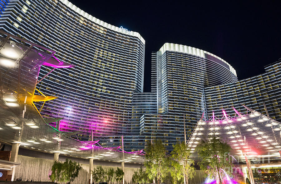 Aria Light - Aria Resort And Casino At Citycenter In Las Vegas Photograph