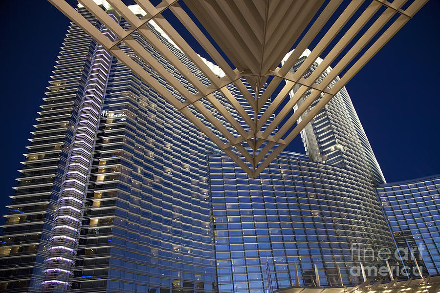 Aria Resort and Casino Photograph by Jim West