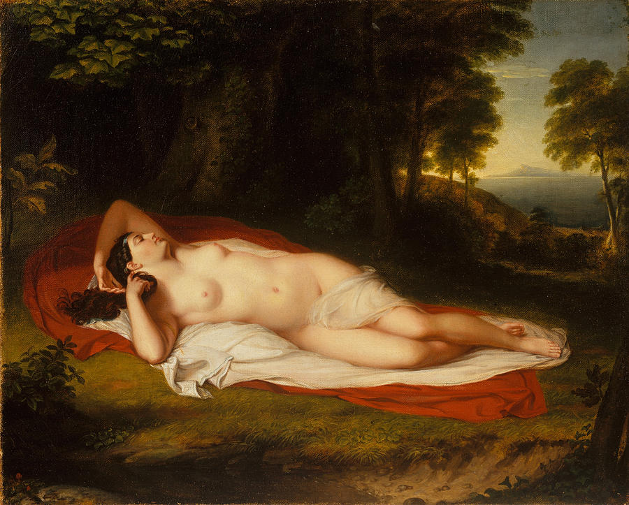 Ariadne Painting by Asher Brown Durand