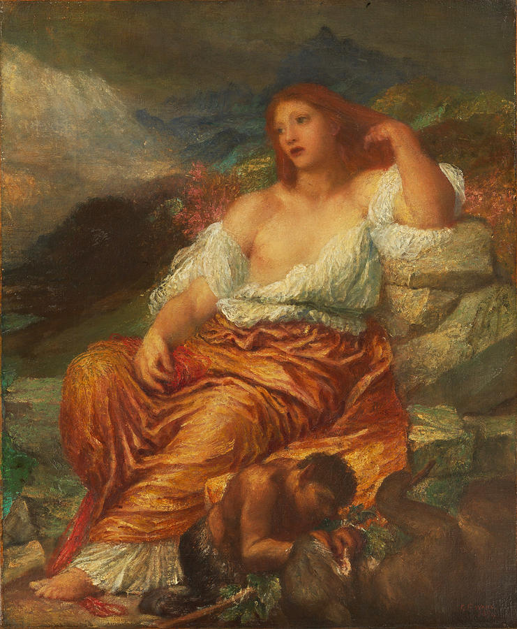 Ariadne Painting by George Frederic Watts