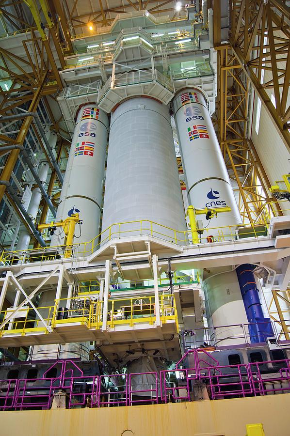 Ariane 5 Launcher Integration Building Photograph by Mark Williamson/science Photo Library