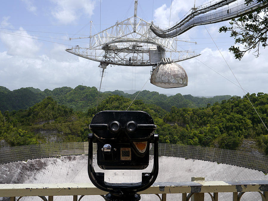 Arecibo Observatory - Watching Us Watching Them Photograph by Richard Reeve
