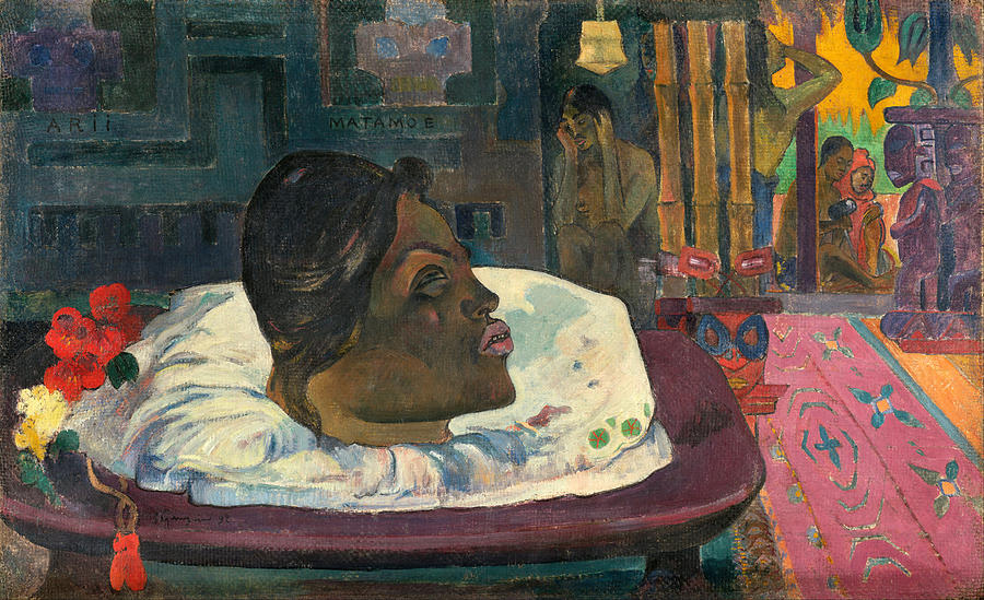 Arii Matamoe.The Royal End. Painting by Paul Gauguin