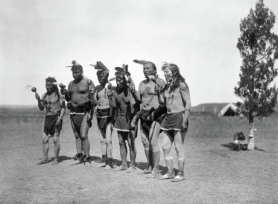 Arikara Medicine Men, C1908 Photograph by Granger