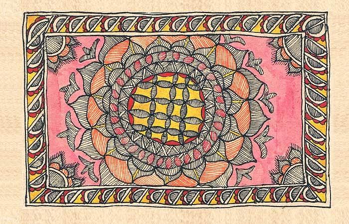 mithila painting aripan