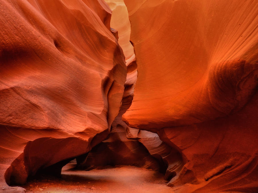 Arizona - Antelope Canyon 017 Photograph by Lance Vaughn