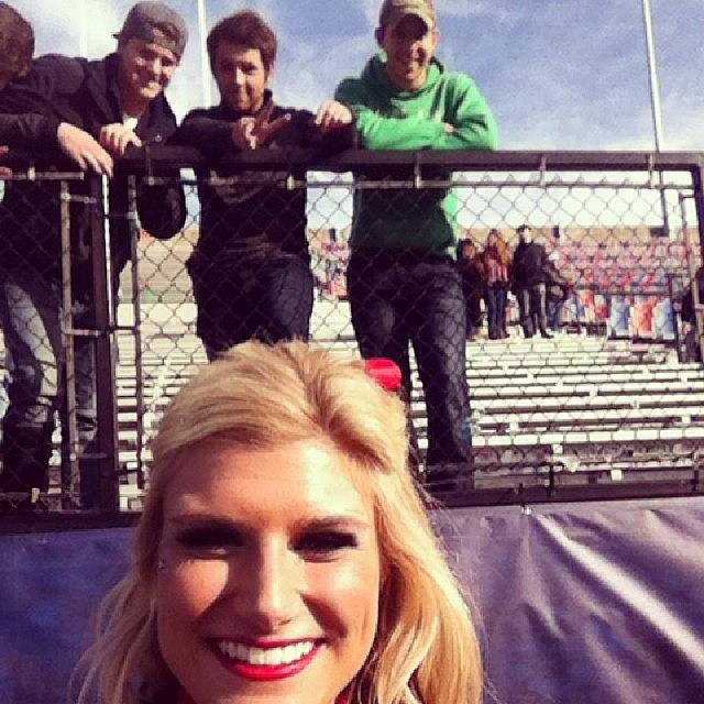 Wildcats Photograph - Arizona Cheerleader Took A Selfie With by Tanner Hillman
