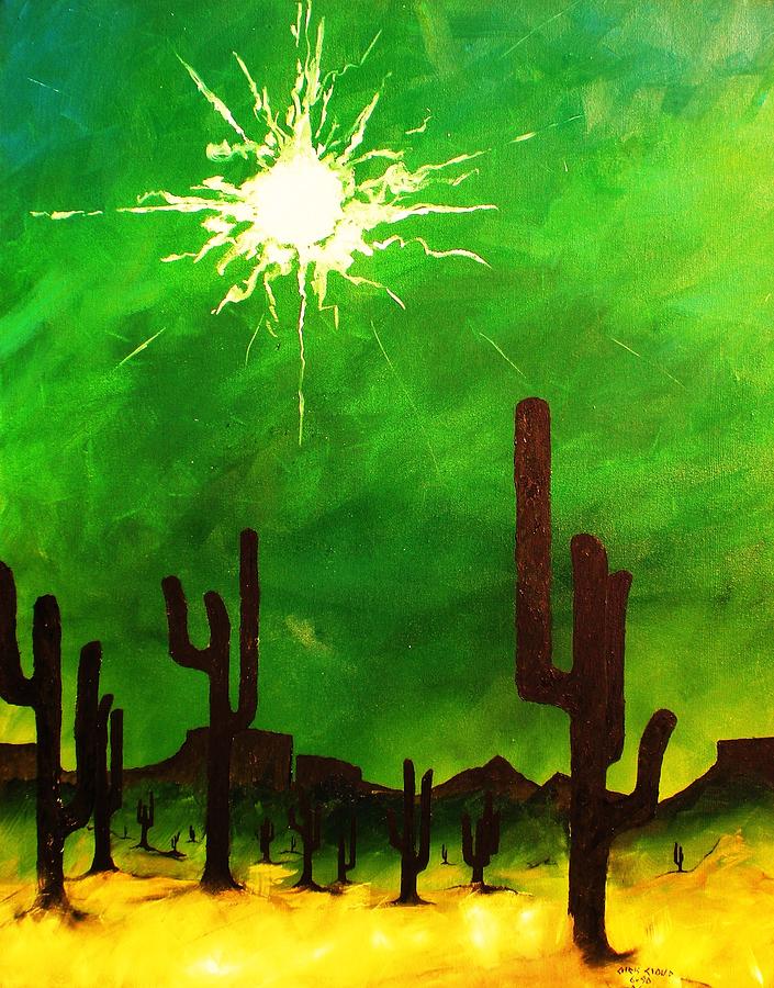 Desert Painting - Arizona by Chris Cloud
