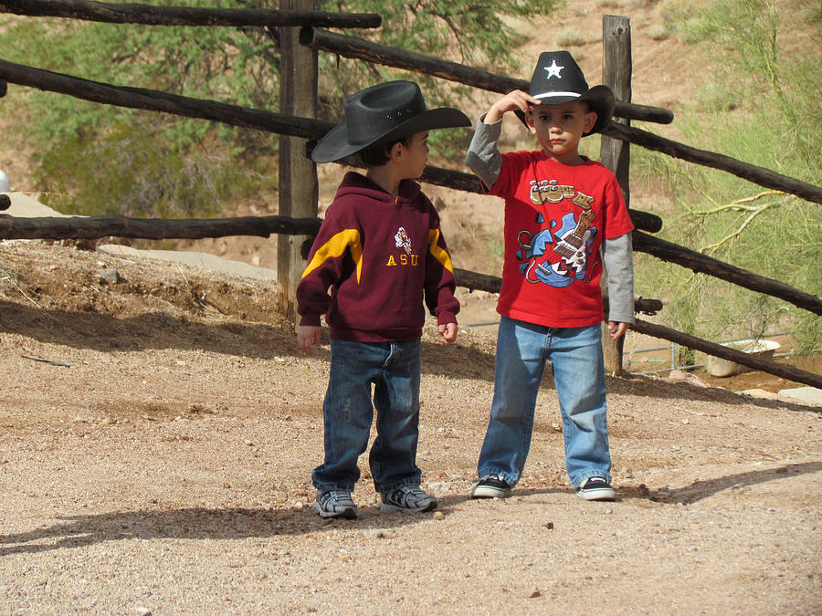 Arizona Cowpokes Photograph by Judy Wanamaker