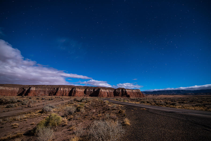 Arizona Mesa at Night Photograph by Todd Aaron
