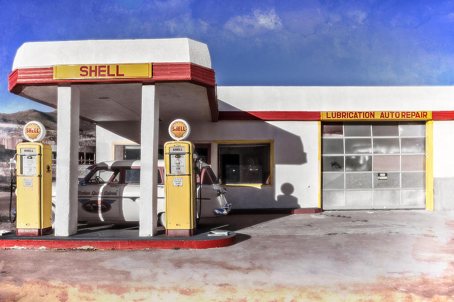 Arizona Shell Station Photograph by Diana Powell