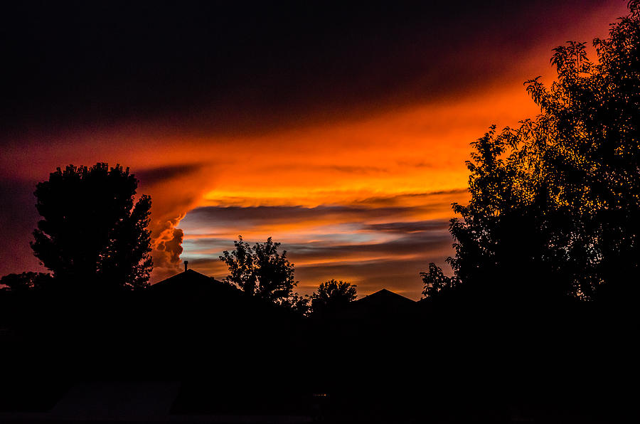Arizona Sunset 8.25.14  Photograph by Alan Marlowe