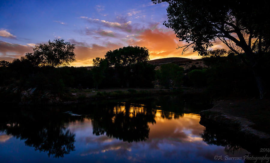 Arizonas Sunset Colors Photograph by Aaron Burrows