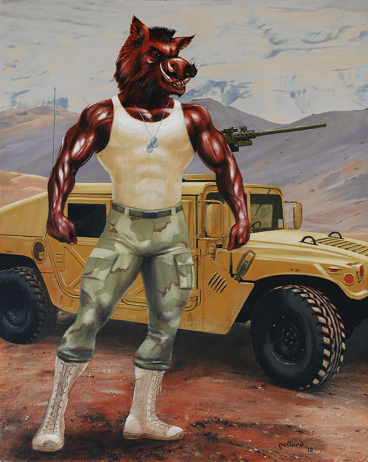 Arkansas Soldier Painting by Glenn Pollard