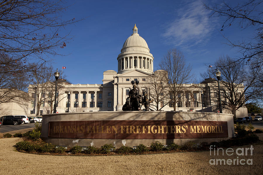Arkansas State Capitol building in Little Rock Photograph by Anthony Totah