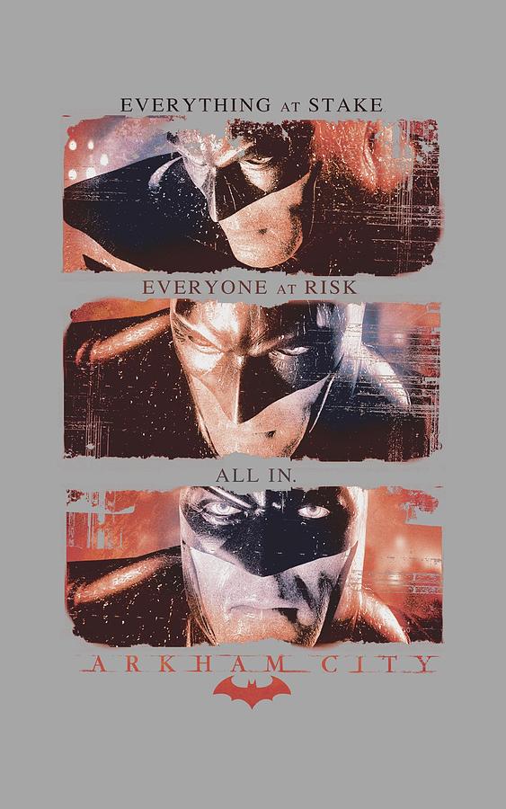 Batman Movie Digital Art - Arkham City - All In by Brand A