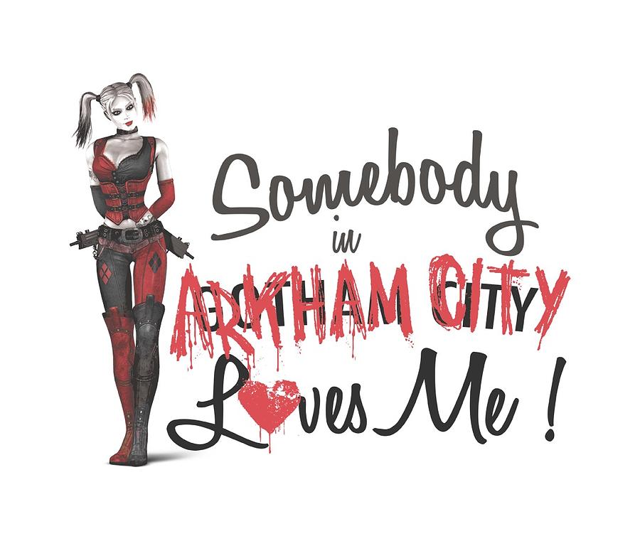 Batman Movie Digital Art - Arkham City - Somebody Loves Me by Brand A