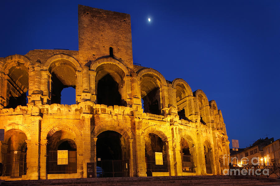 Architecture Photograph - Arles Roman Arena by Inge Johnsson