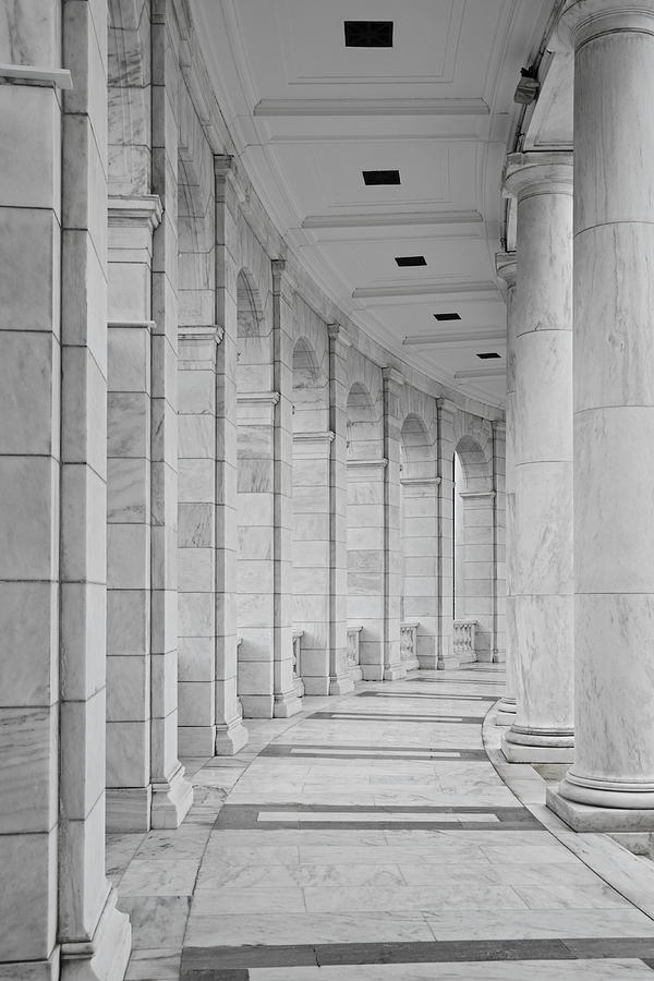 Washington D.c. Photograph - Arlington Amphiteather Arches And Columns by Susan Candelario