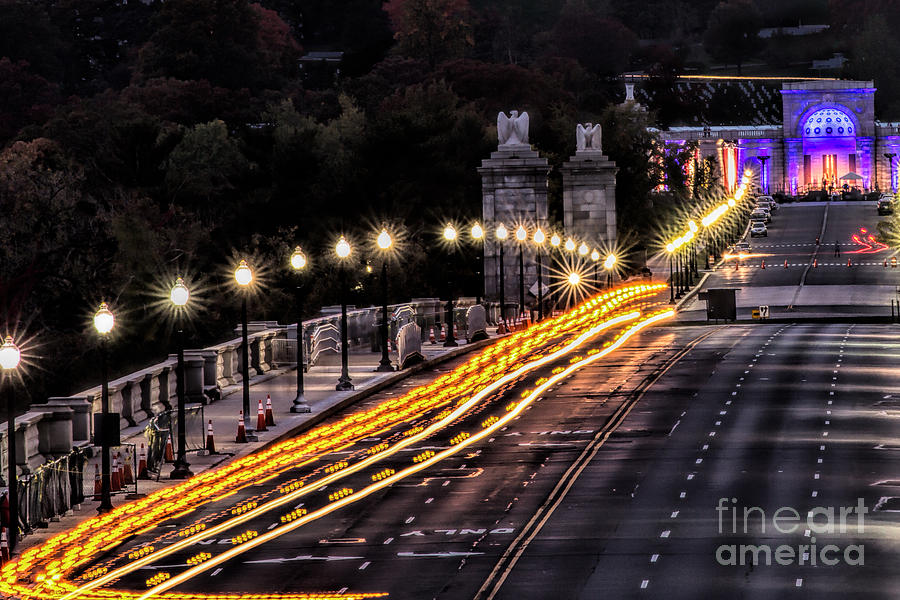 Arlington Bridge and Cemetery Photograph by Izet Kapetanovic