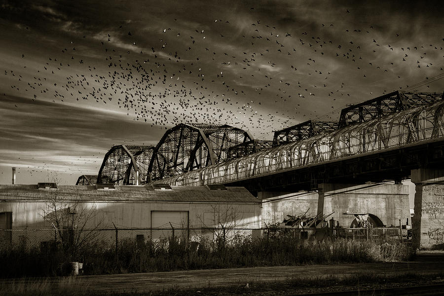 Winnipeg Photograph - Arlington Bridge by Bryan Scott