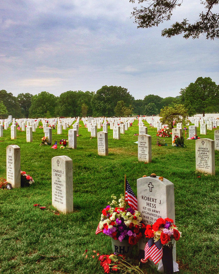 Arlington Cemetery Photograph by Jack Nevitt