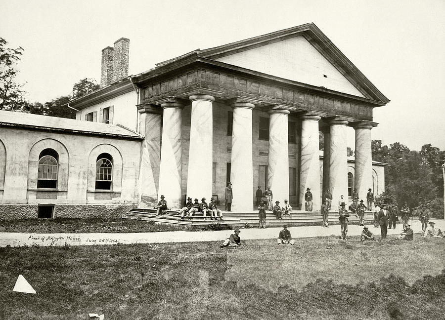 Architecture Photograph - Arlington House, 1864 by Granger