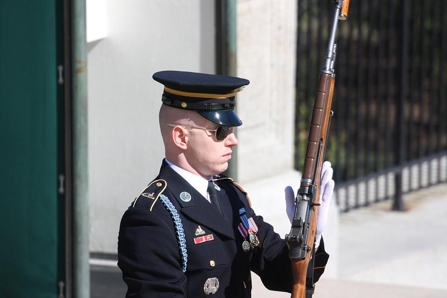 Arlington Photograph - Arlington National Cemetery - Tomb of the Unknown Soldier - 121226 by DC Photographer
