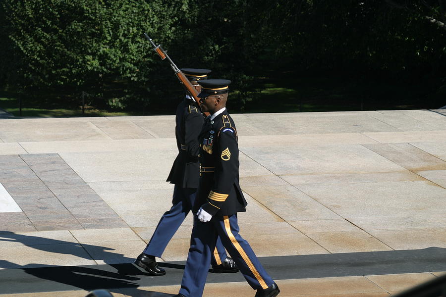 Arlington Photograph - Arlington National Cemetery - Tomb of the Unknown Soldier - 12127 by DC Photographer
