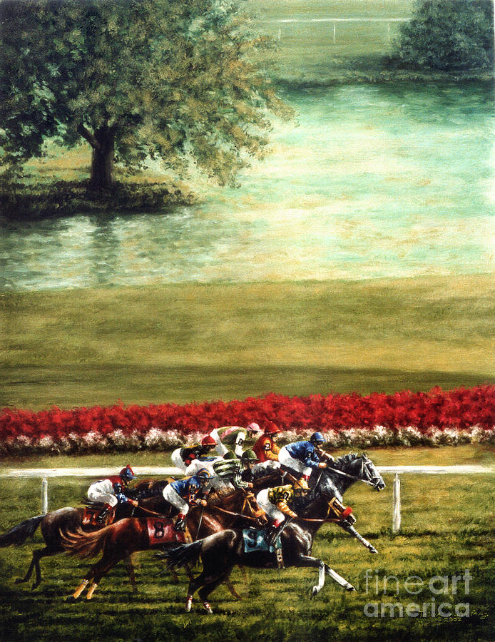 Arlington Park Painting - Arlington Park by Thomas Allen Pauly Arlington Park Painting - Arlington Park by Thomas Allen Pauly