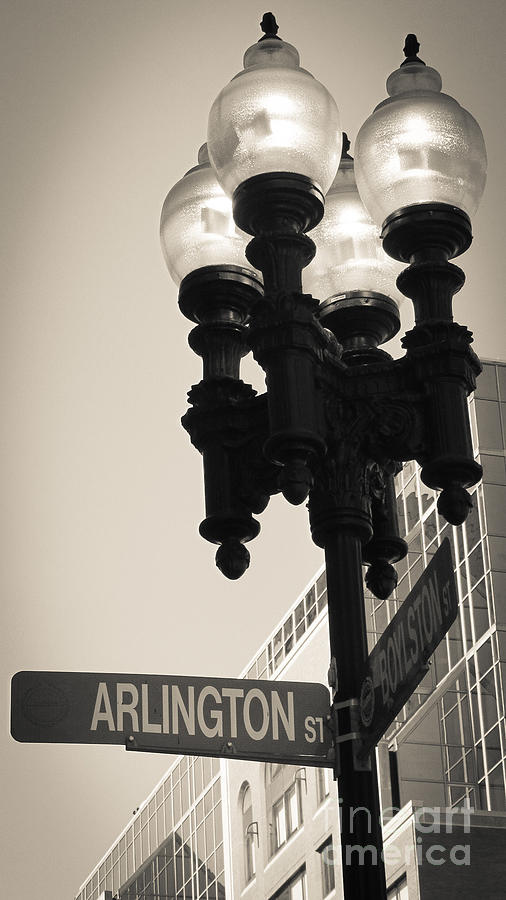 Boston Photograph - Arlington Street by Sue Paradise