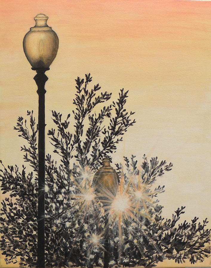 Arlington Sun Lights Painting by David Swint