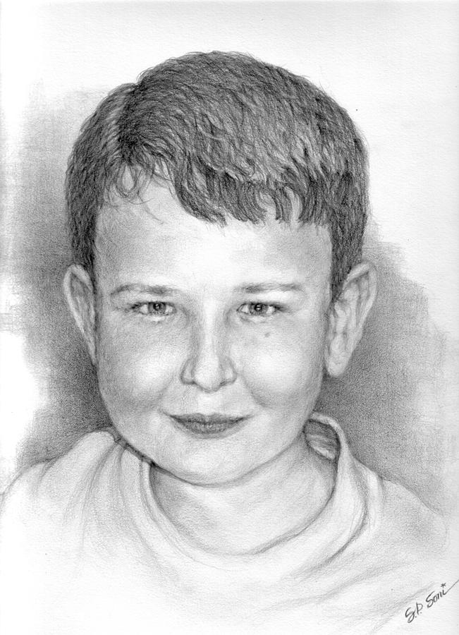 Portrait Drawing - Armin by Sead Pozegic