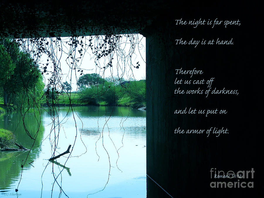 Armor of Light scripture photography Photograph by Ella Kaye Dickey