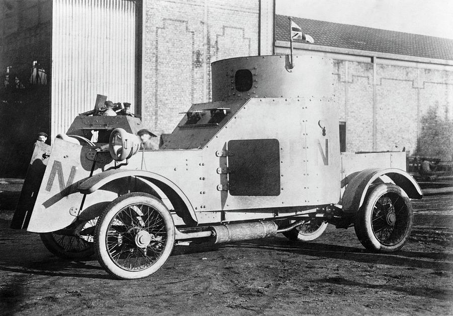 Armoured Car Photograph by Library Of Congress