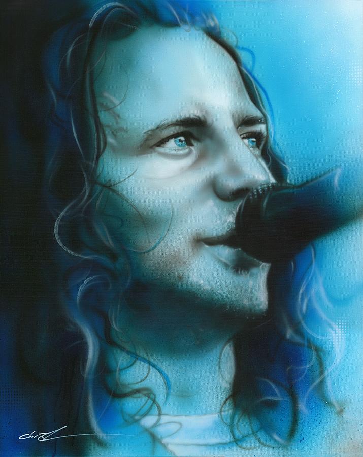 Pearl Jam Painting - Arms Raised in a V by Christian Chapman Art