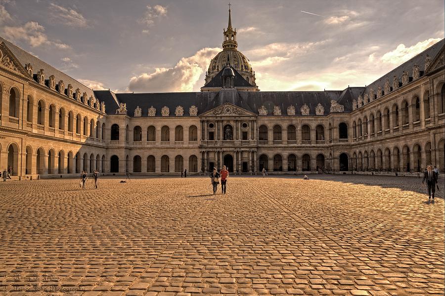 Army Museum Of France - Inner Courtyard - 1  Photograph by Hany J