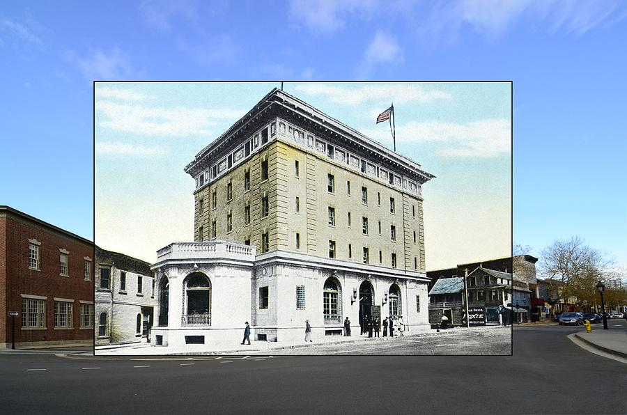 Army Navy YMCA Building in Newport Rhode Island Photograph by Jeff