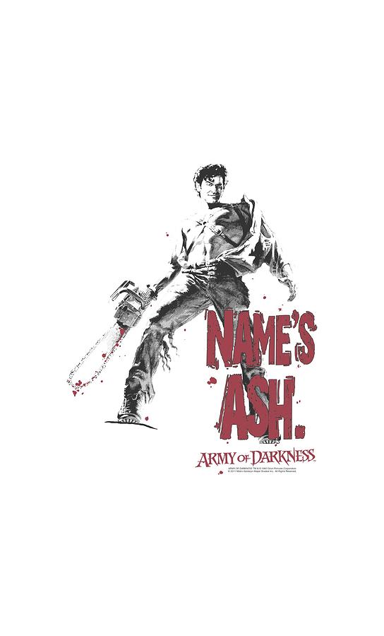 Army Of Darkness - Names Ash Digital Art by Brand A