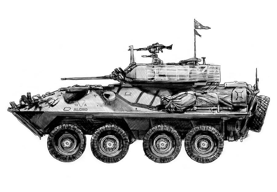 how to draw tanks and military vehicles