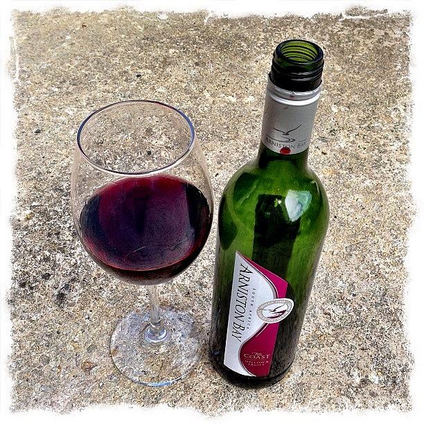 Wine Photograph - #arnistonbay Vino Time.  #redwine by Richard Randall