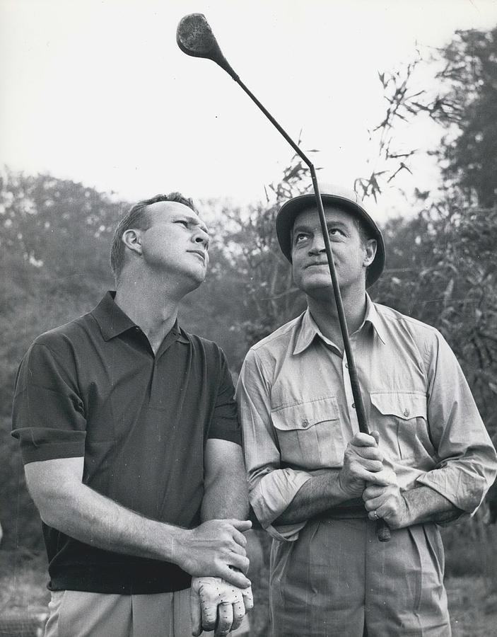 Arnold Palmer In Film Match With Bob Hope Photograph by Retro Images Archive