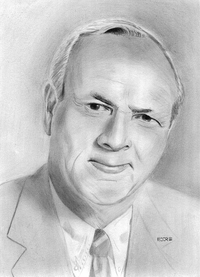 Arnold Palmer Drawing by Pat Moore