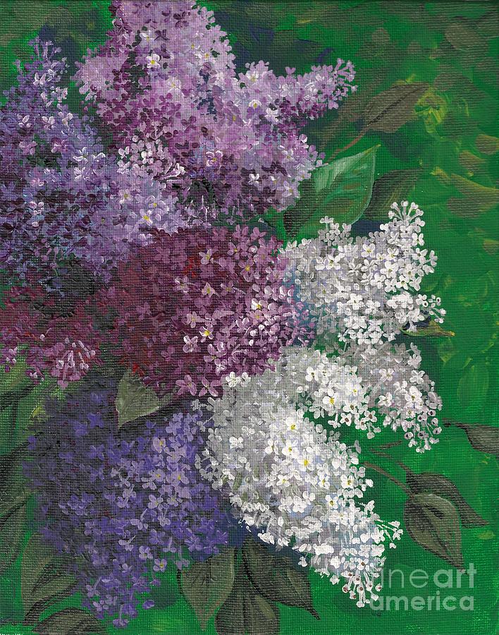Aroma of the Lilac Painting by Margaryta Yermolayeva