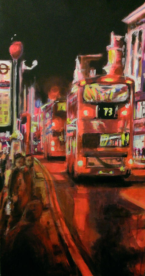 London Painting - Around Mayfair by Paul Mitchell