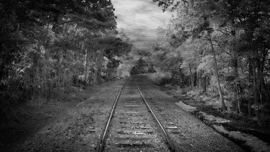 Train Photograph - Around The Bend by Louis Ferreira