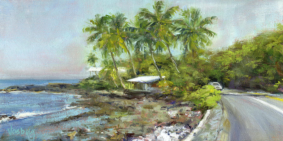 Honolulu Painting - Around the Bend by Stacy Vosberg