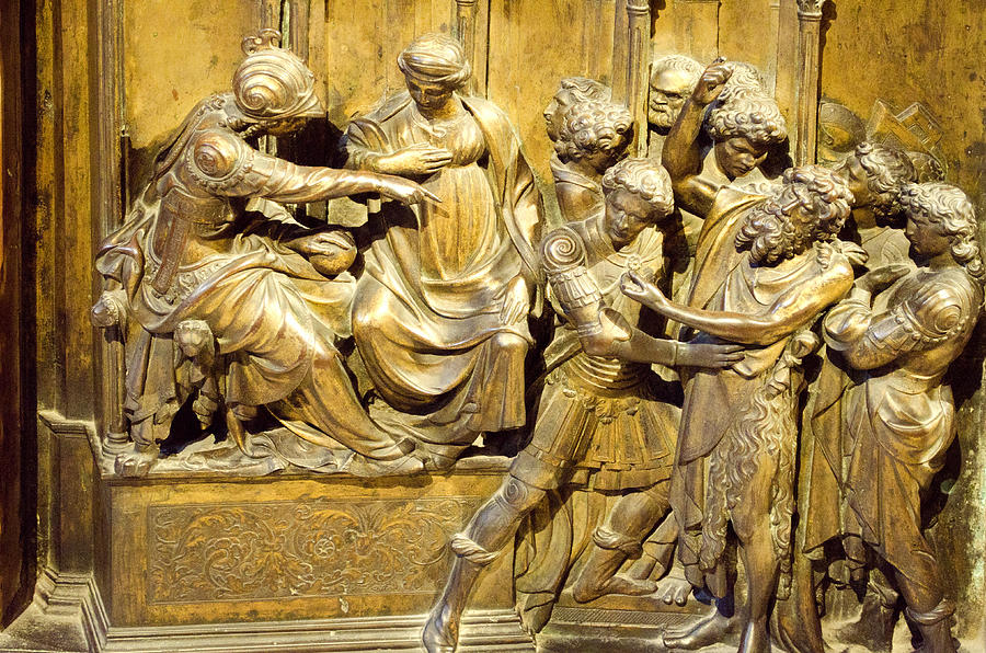 Arrest Of John The Baptist By Ghiberti Photograph by Kenneth Murray